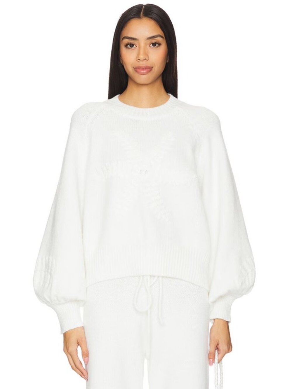 SNDYS Maja Knit Jumper in White Sweater